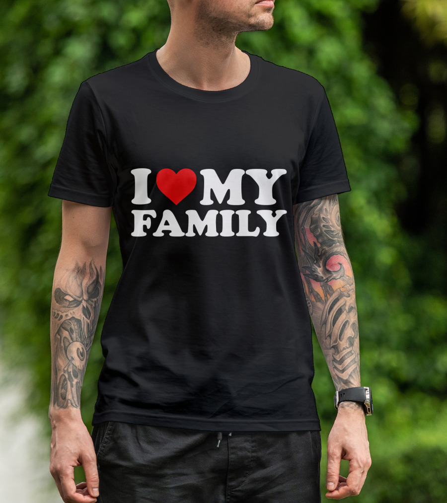 I Heart My Family T-Shirt