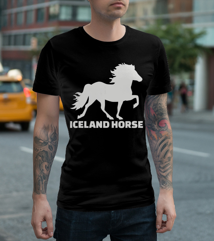 ICELAND HORSE Silhouette Iconic T-Shirt