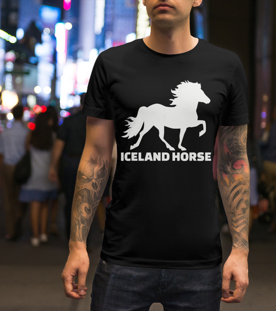 ICELAND HORSE Silhouette Iconic T-Shirt