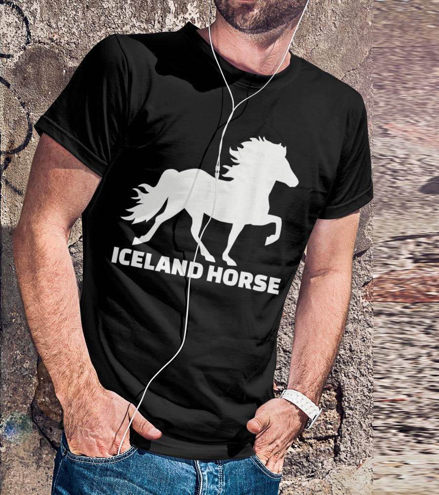 ICELAND HORSE Silhouette Iconic T-Shirt