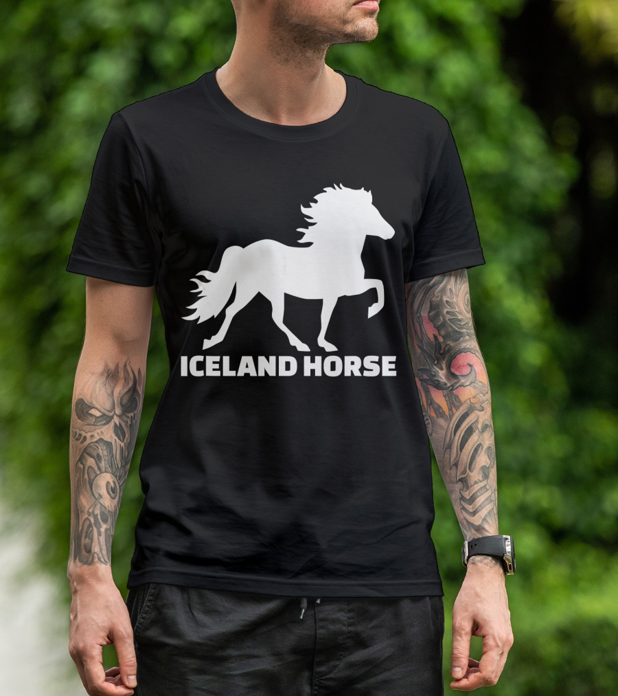 ICELAND HORSE Silhouette Iconic T-Shirt