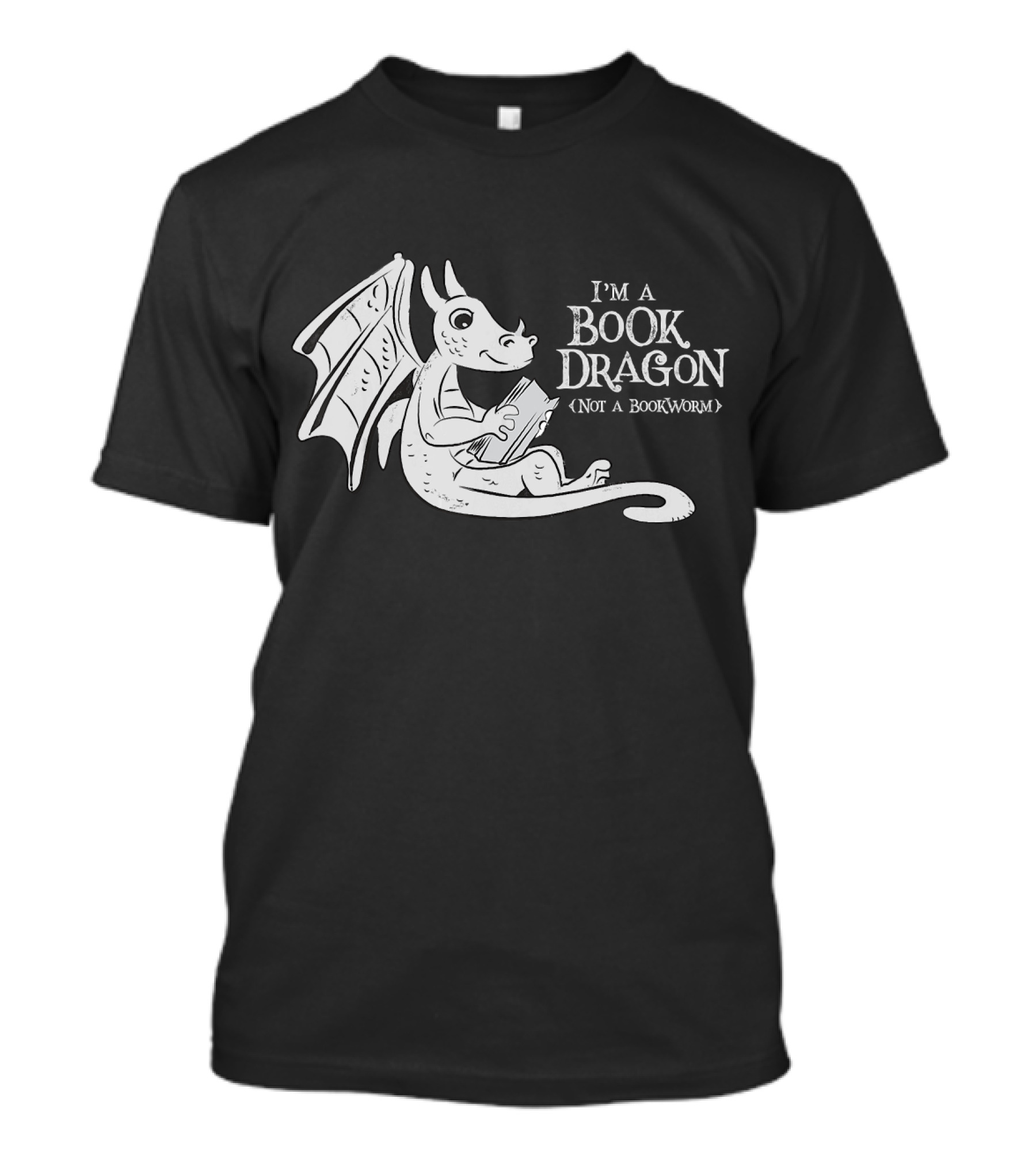 I'm A Book Dragon Embracing Books Not A Bookworm T-Shirt