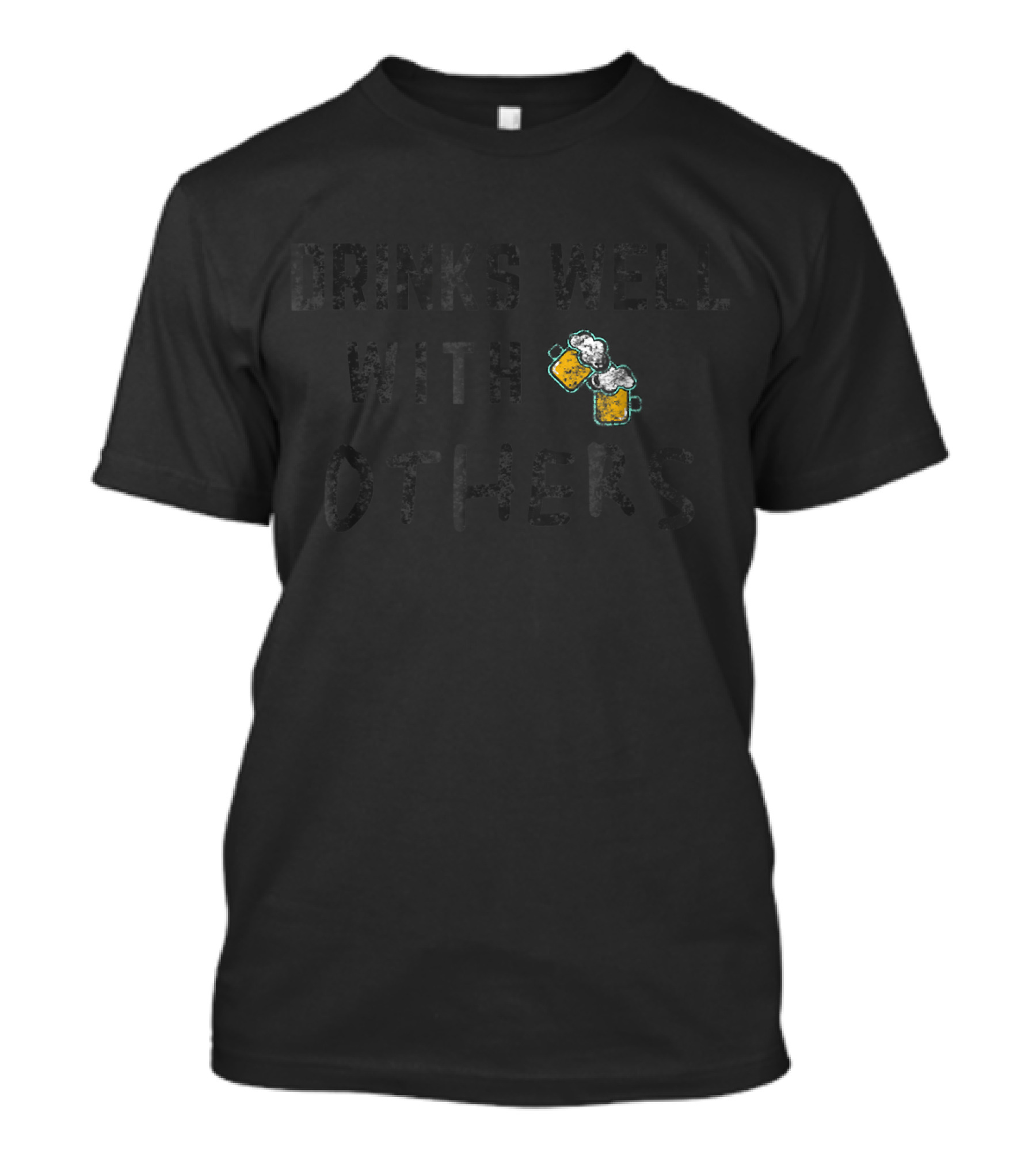 Irish Beer Drinking Funny Beer Drinks Well With Others T-Shirt