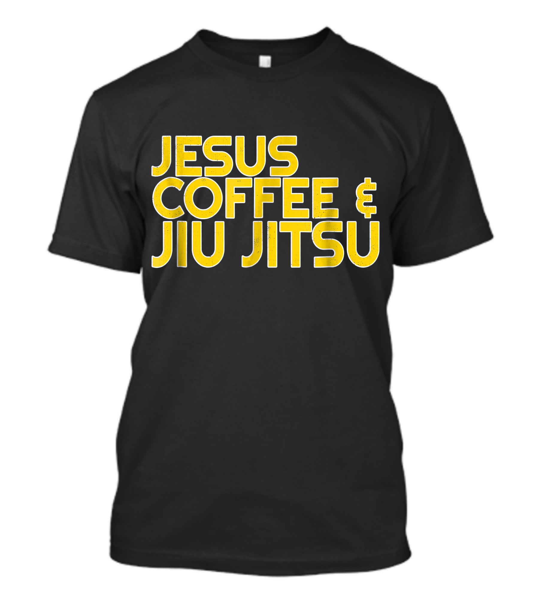 Jesus Coffee And Jiu Jitsu For Christian Enthusiasts T-Shirt