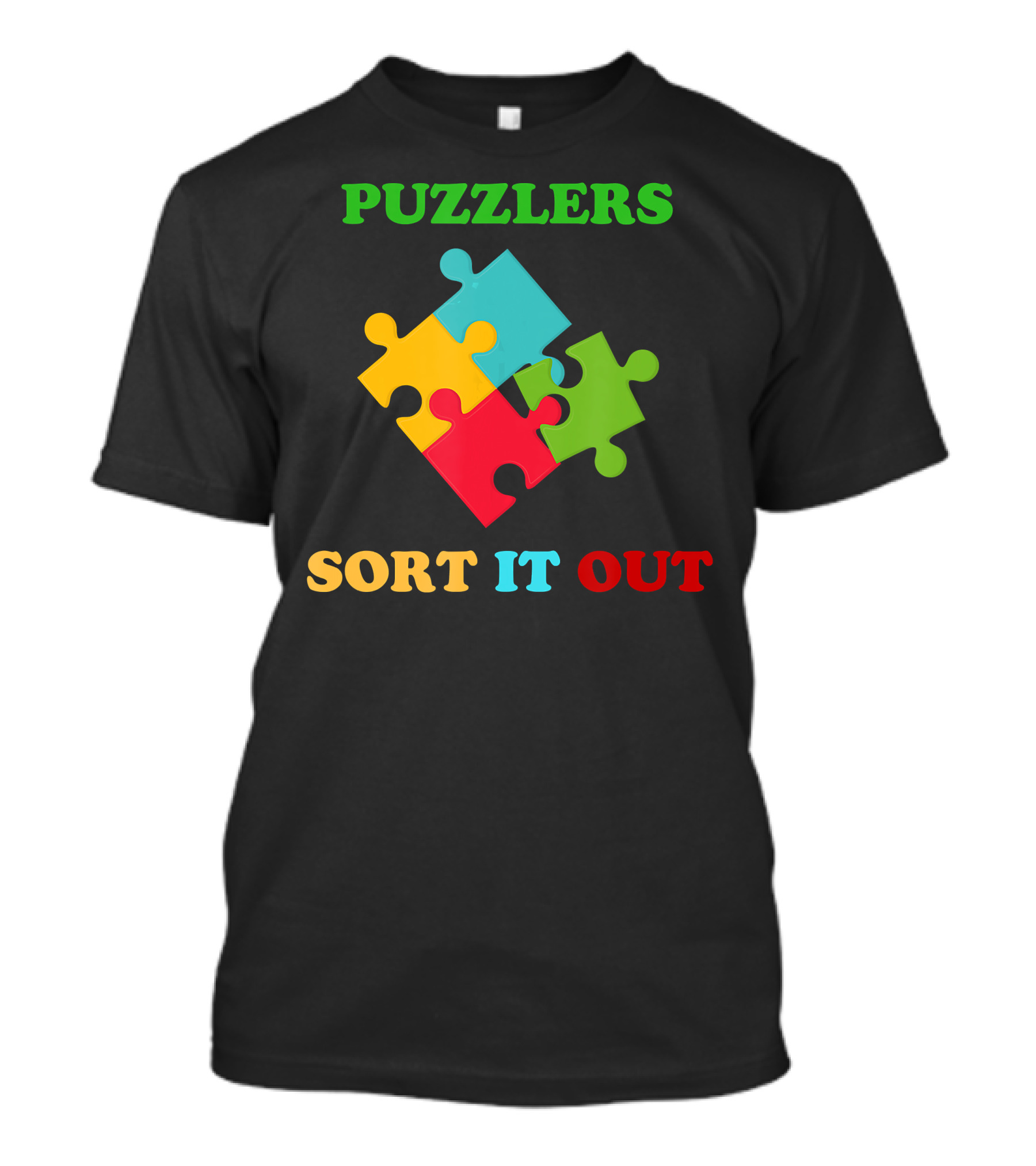Puzzlers Sort It Out Jigsaw Lovers T-Shirt