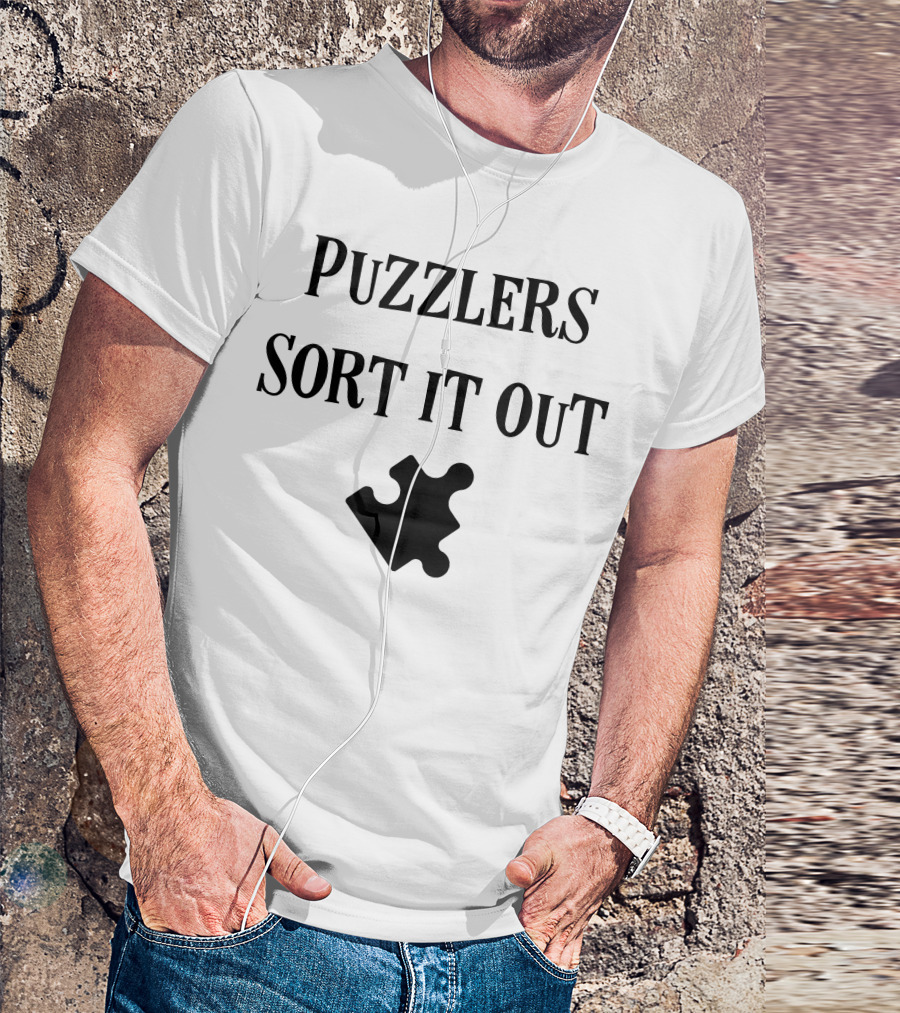 Puzzlers Sort It Out Jigsaw Puzzle Lovers T-Shirt