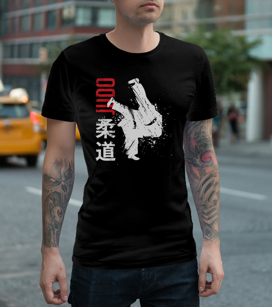 Judo 柔道 Martial Arts Action Splash T-Shirt