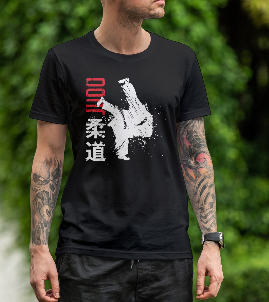 Judo 柔道 Martial Arts Action Splash T-Shirt