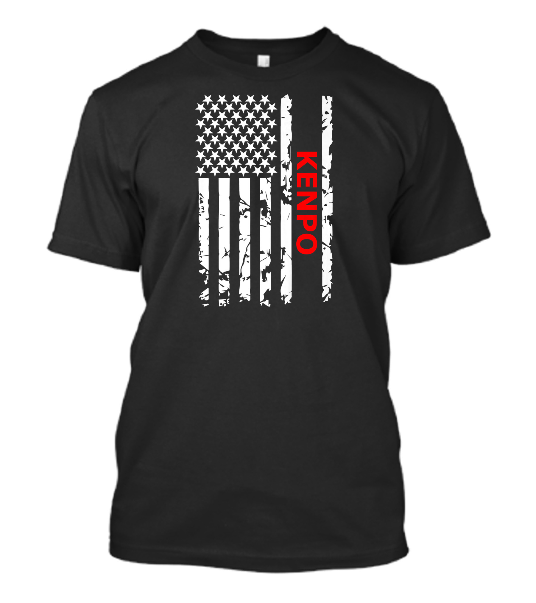 Kenpo American Flag Martial Arts T-Shirt