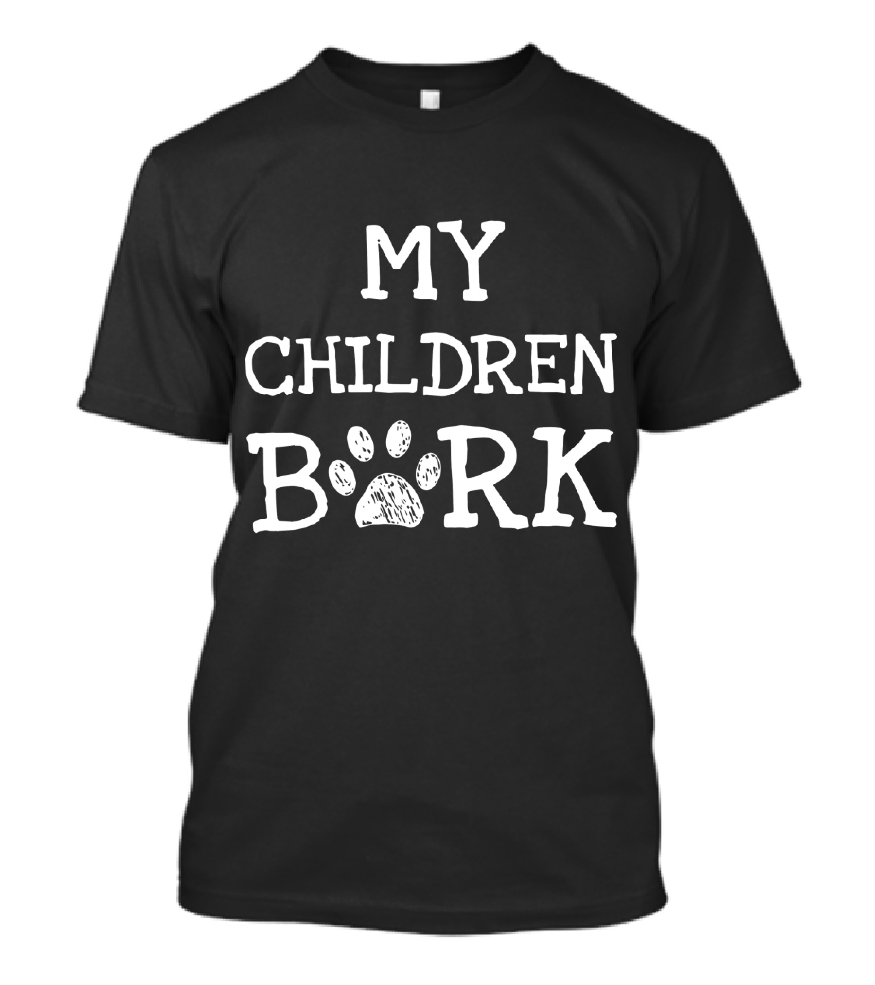 My Children Bork Paw Prints T-Shirt