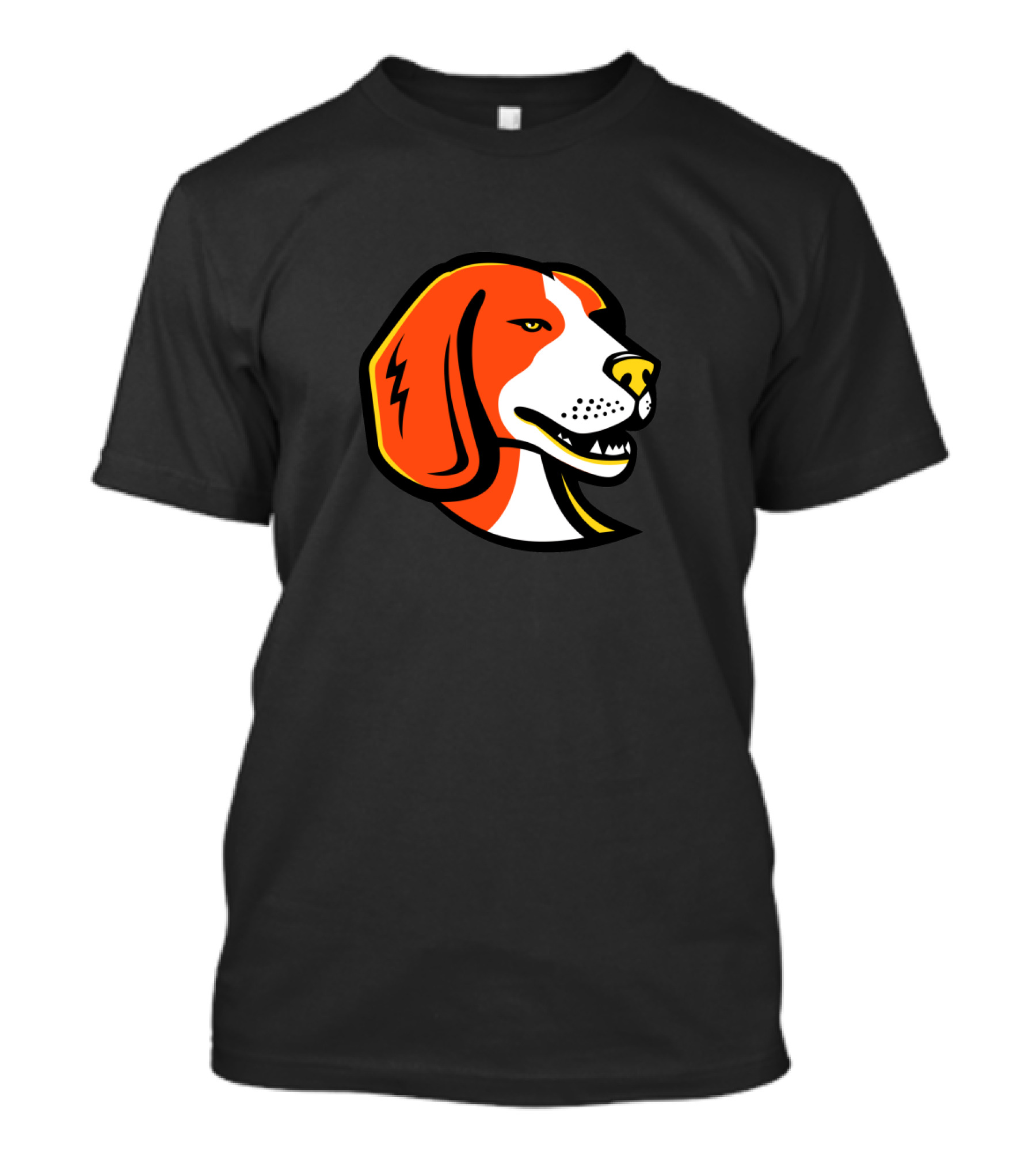 Beagle Hound Dog Sports Team Mascot Emblem T-Shirt