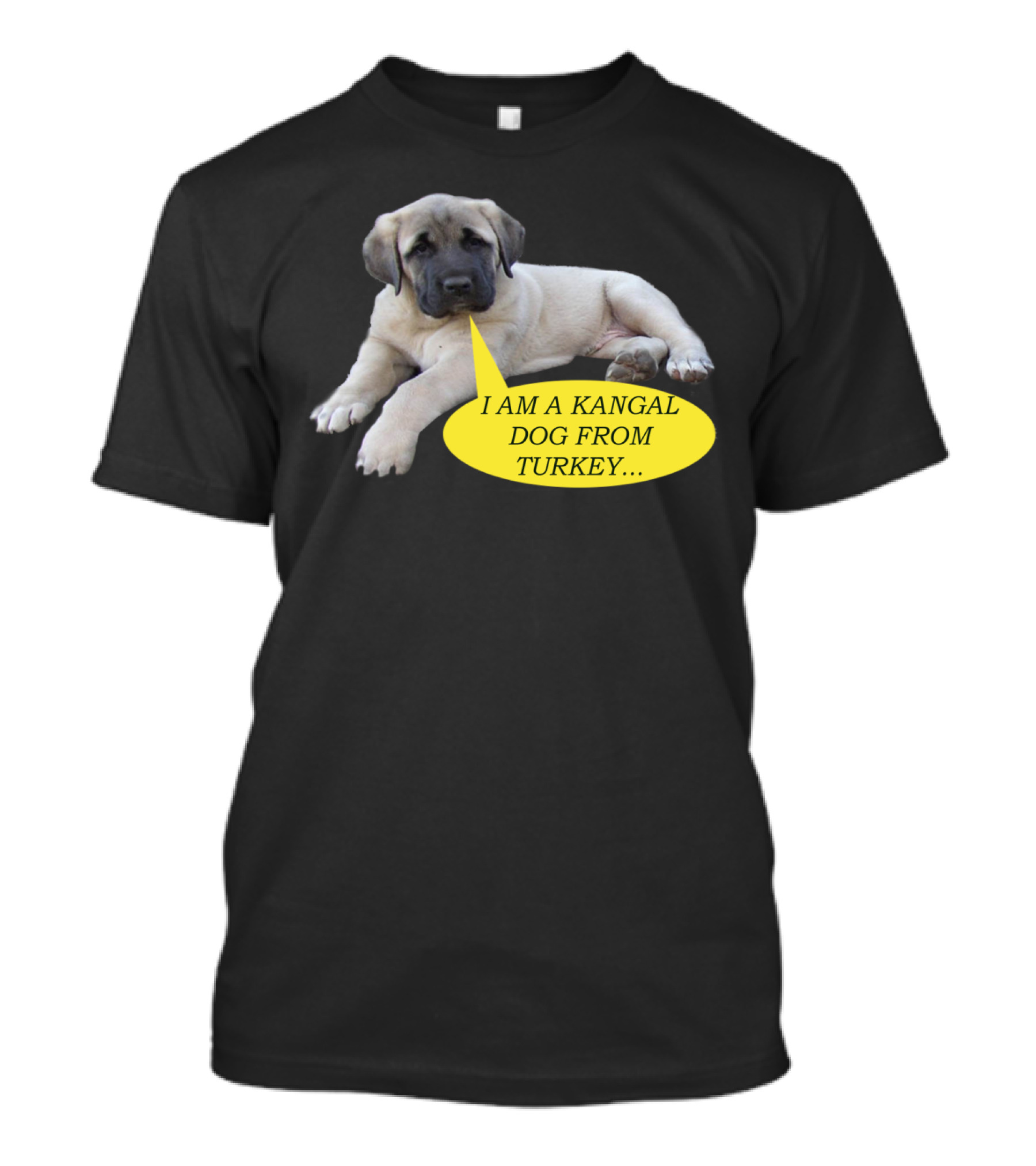 I Am A Kangal Dog From Turkey With Speech Bubble T-Shirt