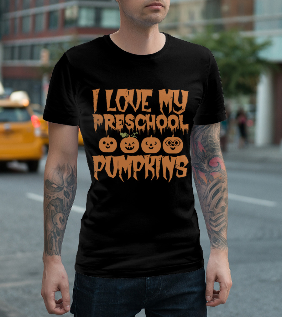 I Love My Preschool Pumpkins T-Shirt