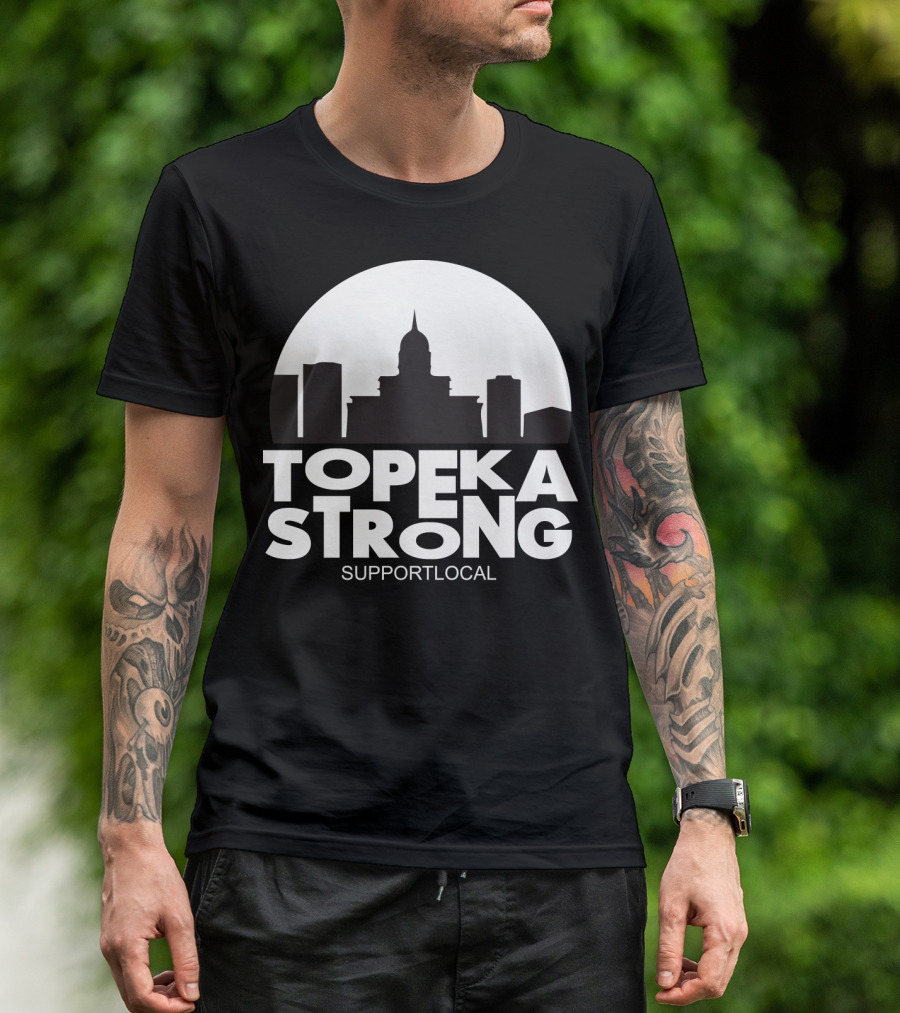 Topeka Strong Support Local Skyline T-Shirt