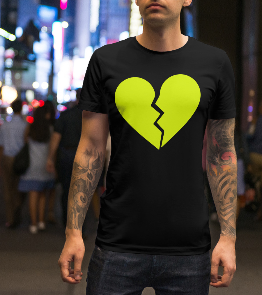 Marcus Lemonis Broken Heart Yellow Iconic T-Shirt