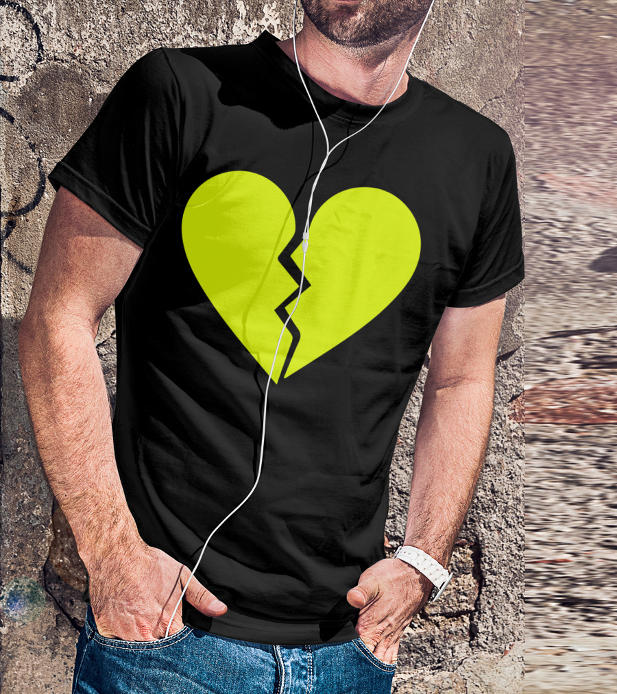 Marcus Lemonis Broken Heart Yellow Iconic T-Shirt