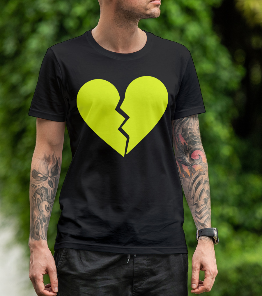 Marcus Lemonis Broken Heart Yellow Iconic T-Shirt