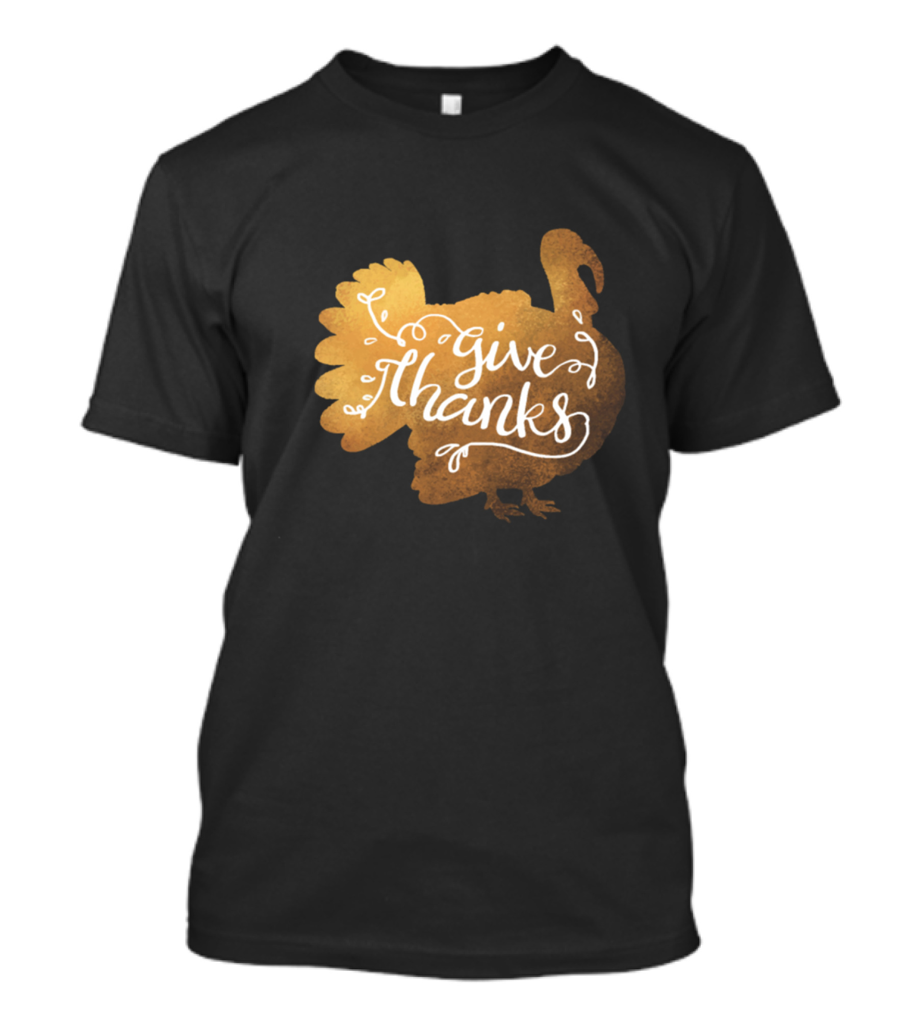 Give Thanks Happy Thanksgiving Turkey Day T-Shirt