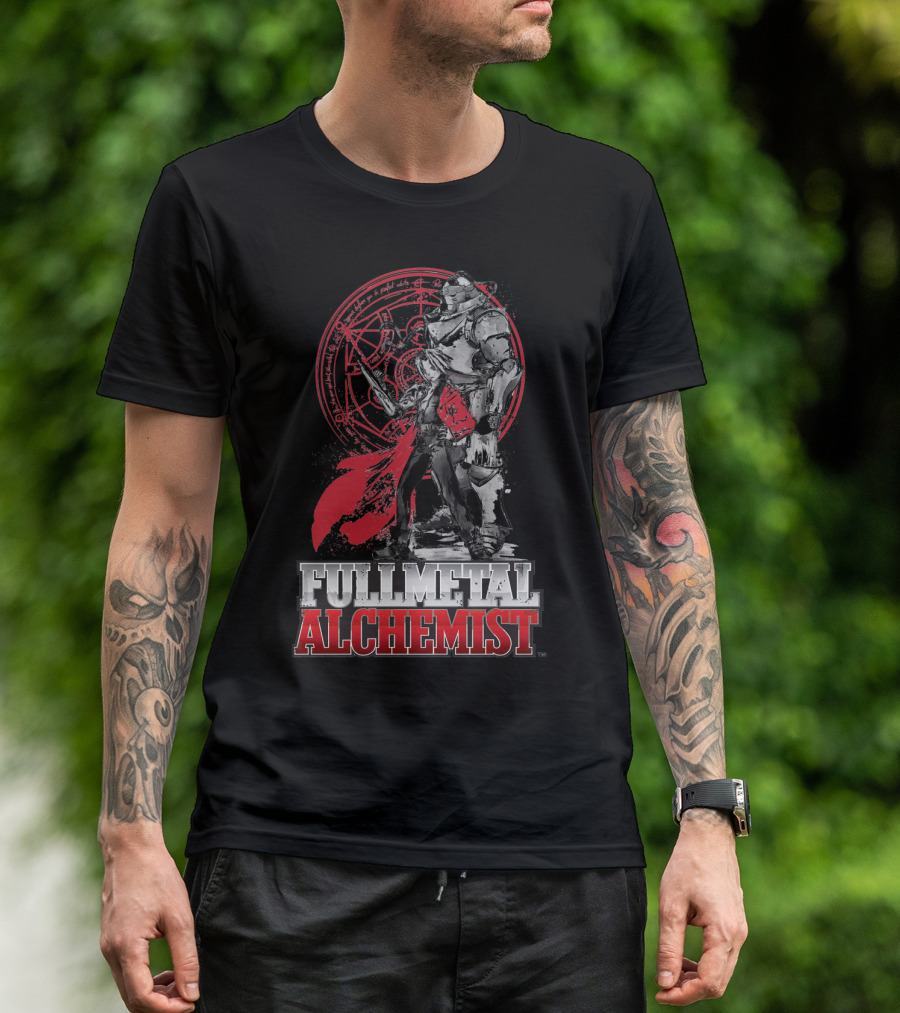 Fullmetal Alchemist Circle Symbol Armor Duo T-Shirt