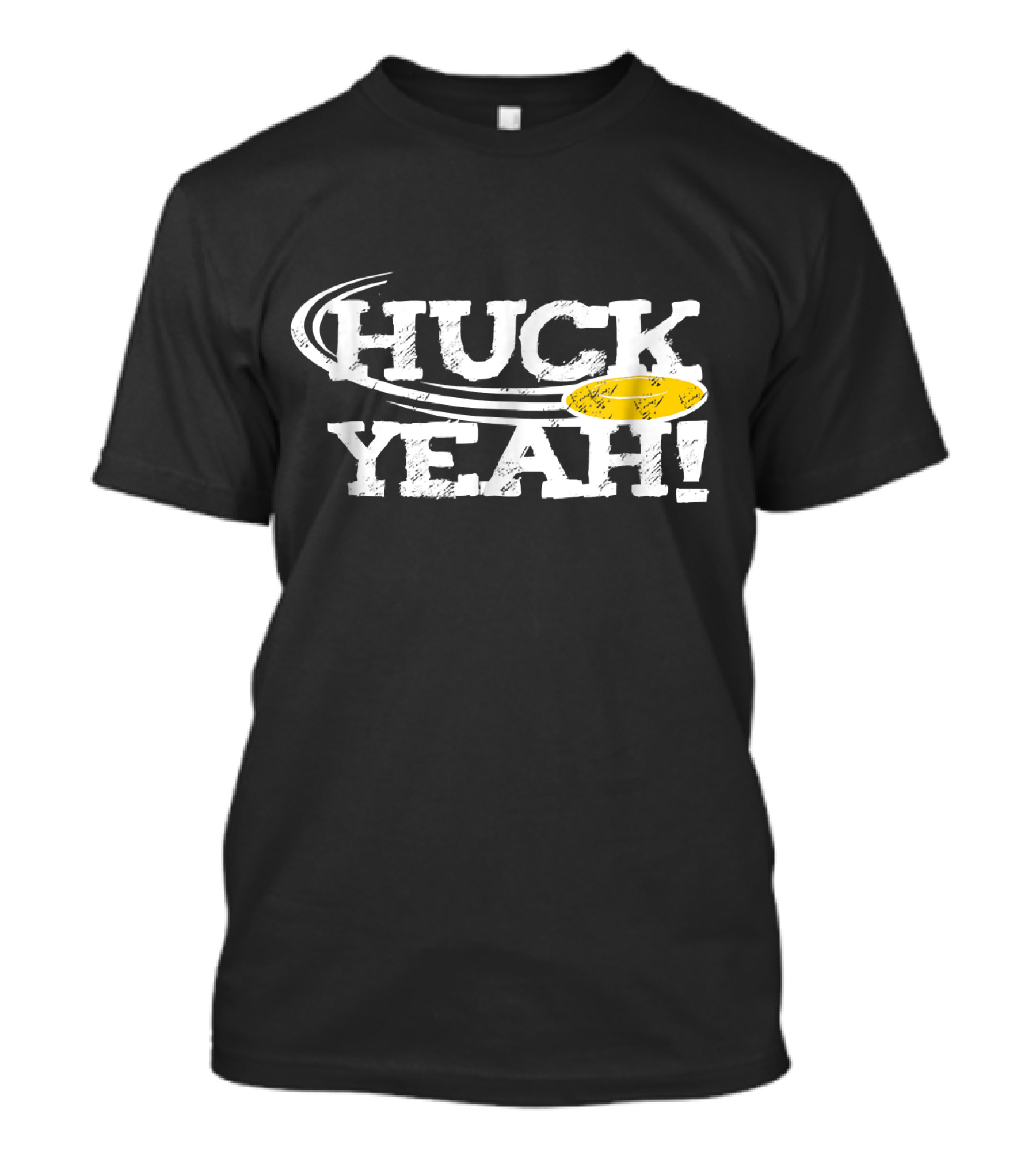 Huck Yeah Funny Ultimate Frisbee T-Shirt