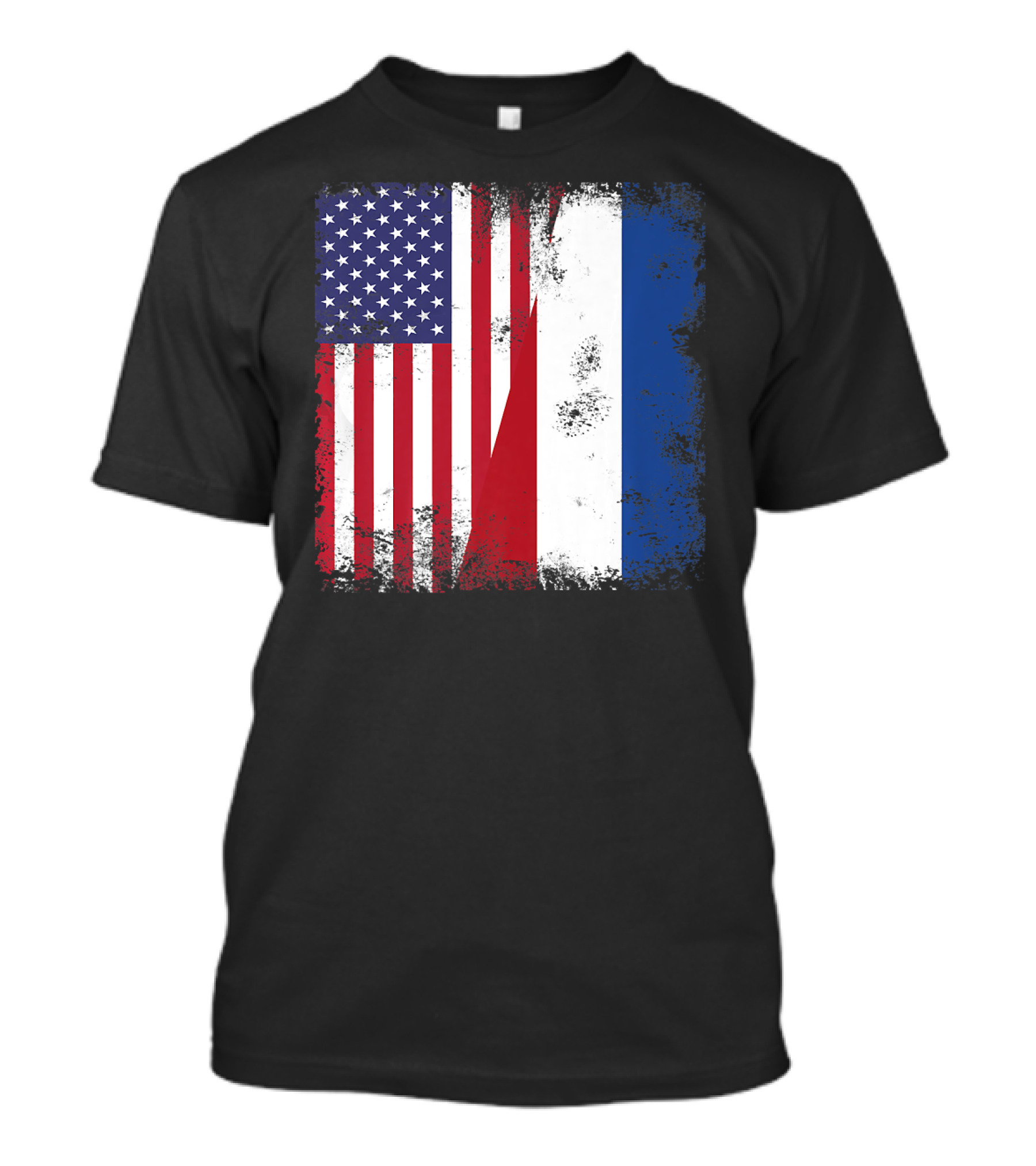 Half Dutch Flag American Canadian Vintage The Nether T-Shirt