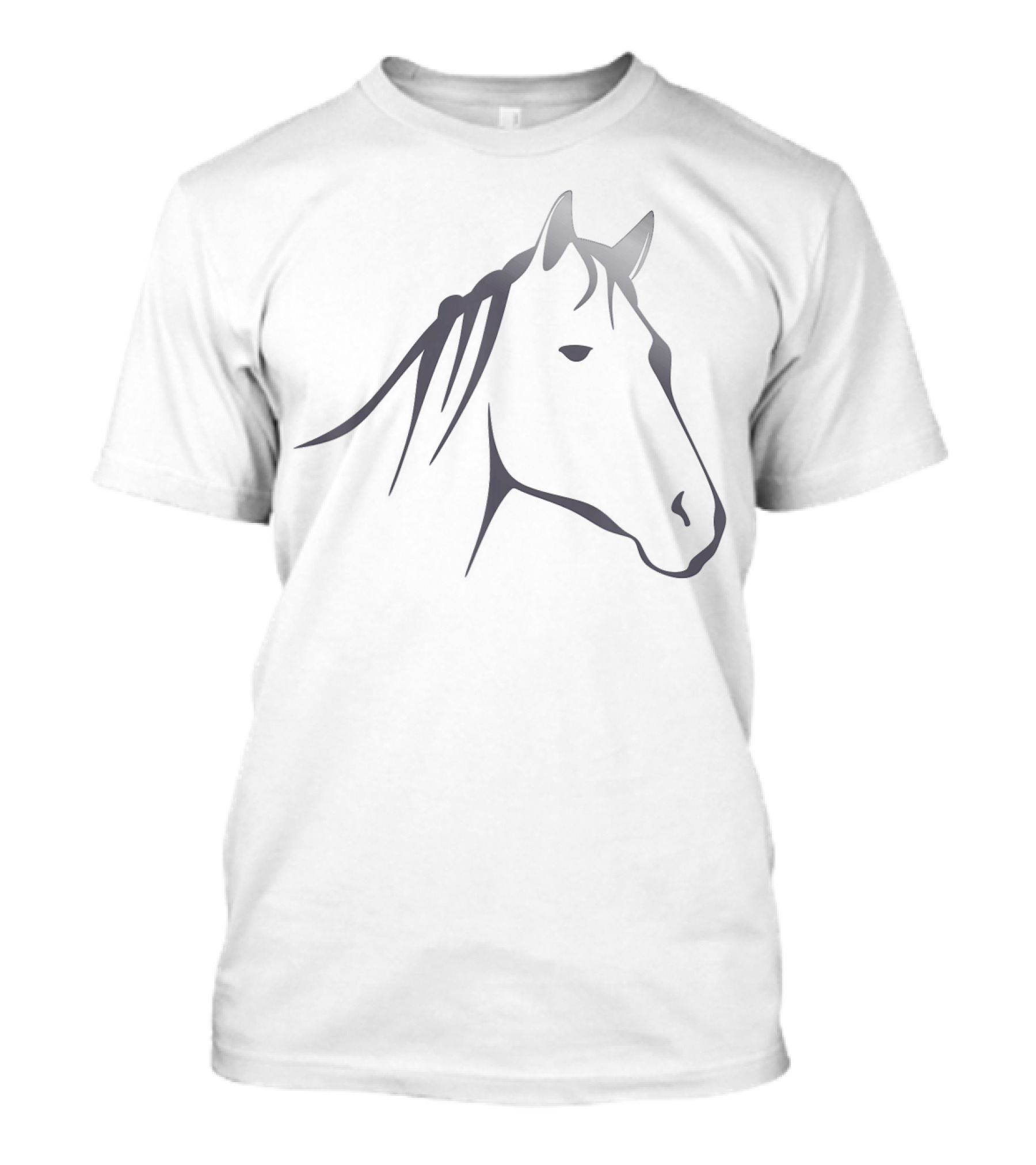 Horse Face Equestrian Riding T-Shirt