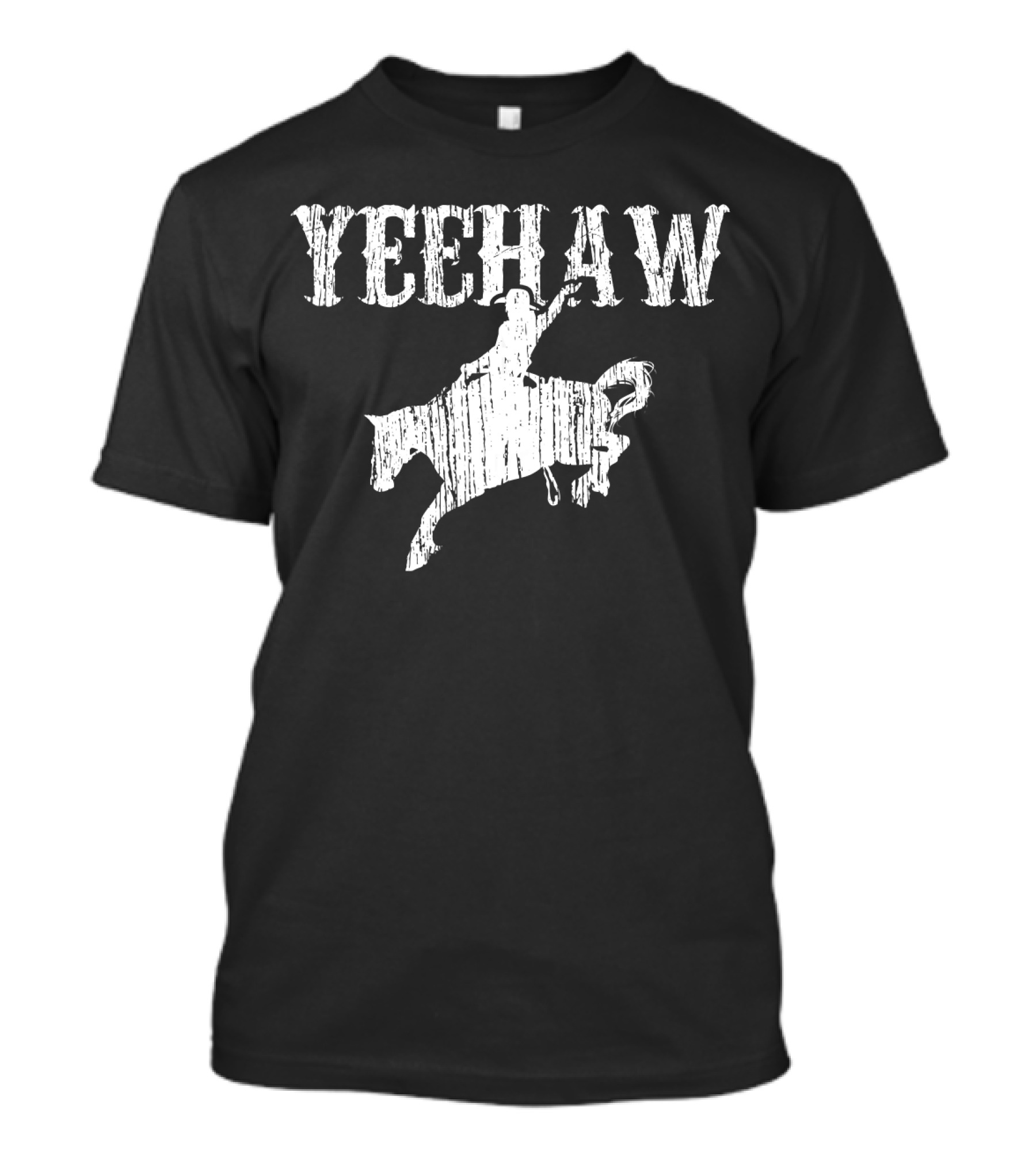 Yeehaw Cowboy Rodeo Horse Riding Western T-Shirt