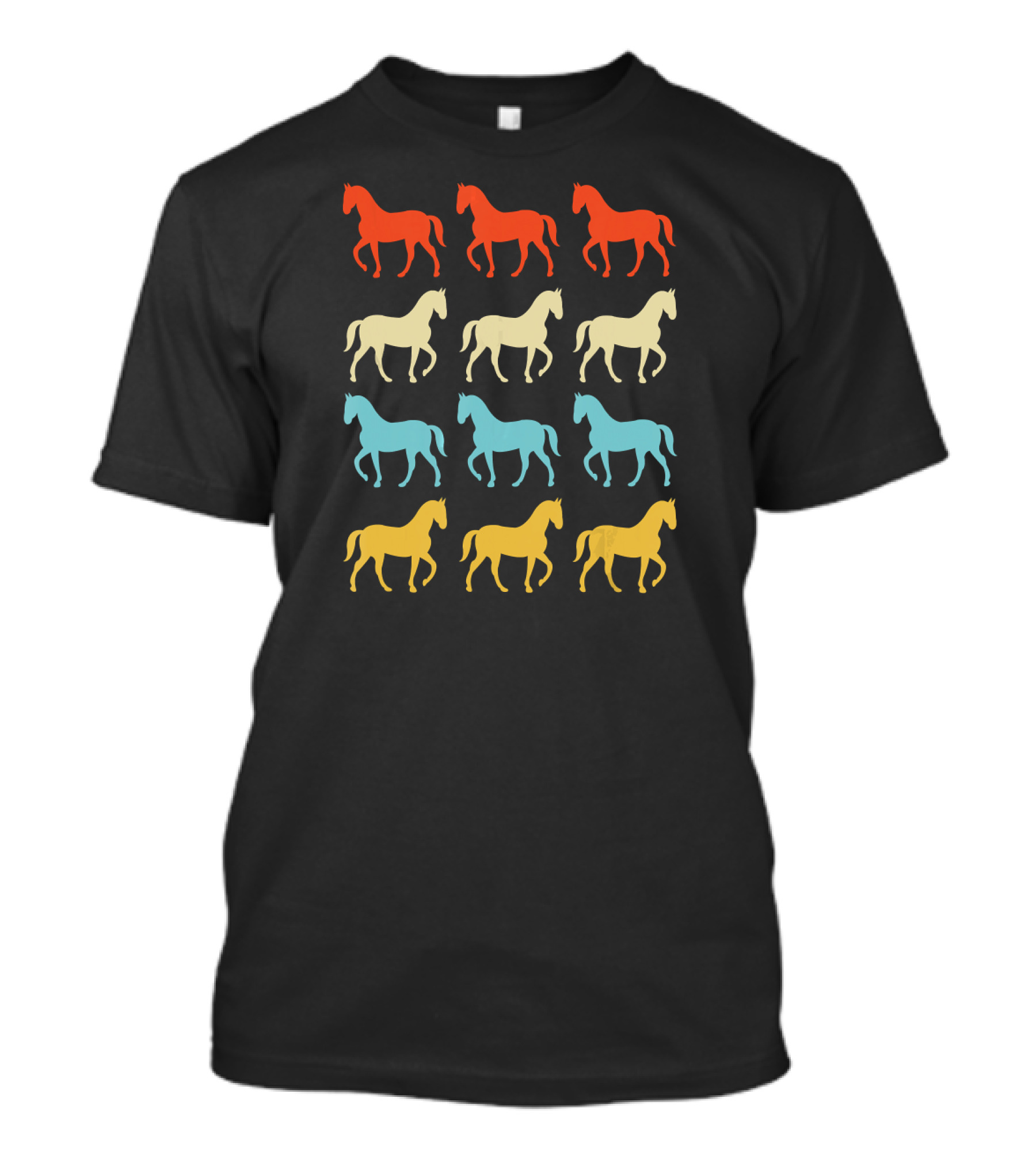 Horse Horse Riding Colorful Horse T-Shirt