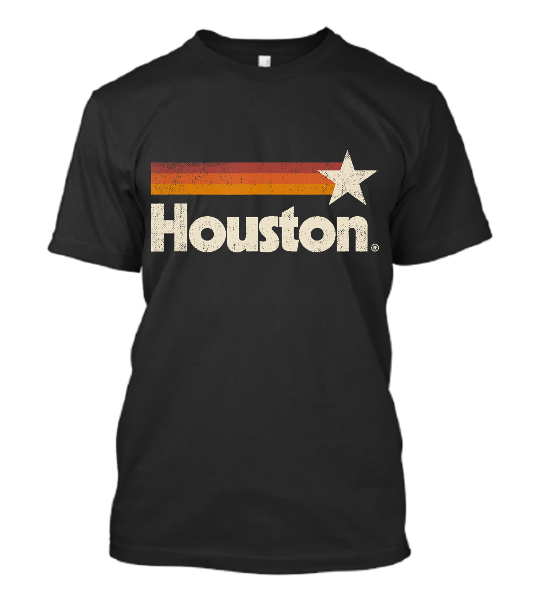 Houston Texas Retro Star Icon Houston Strong T-Shirt