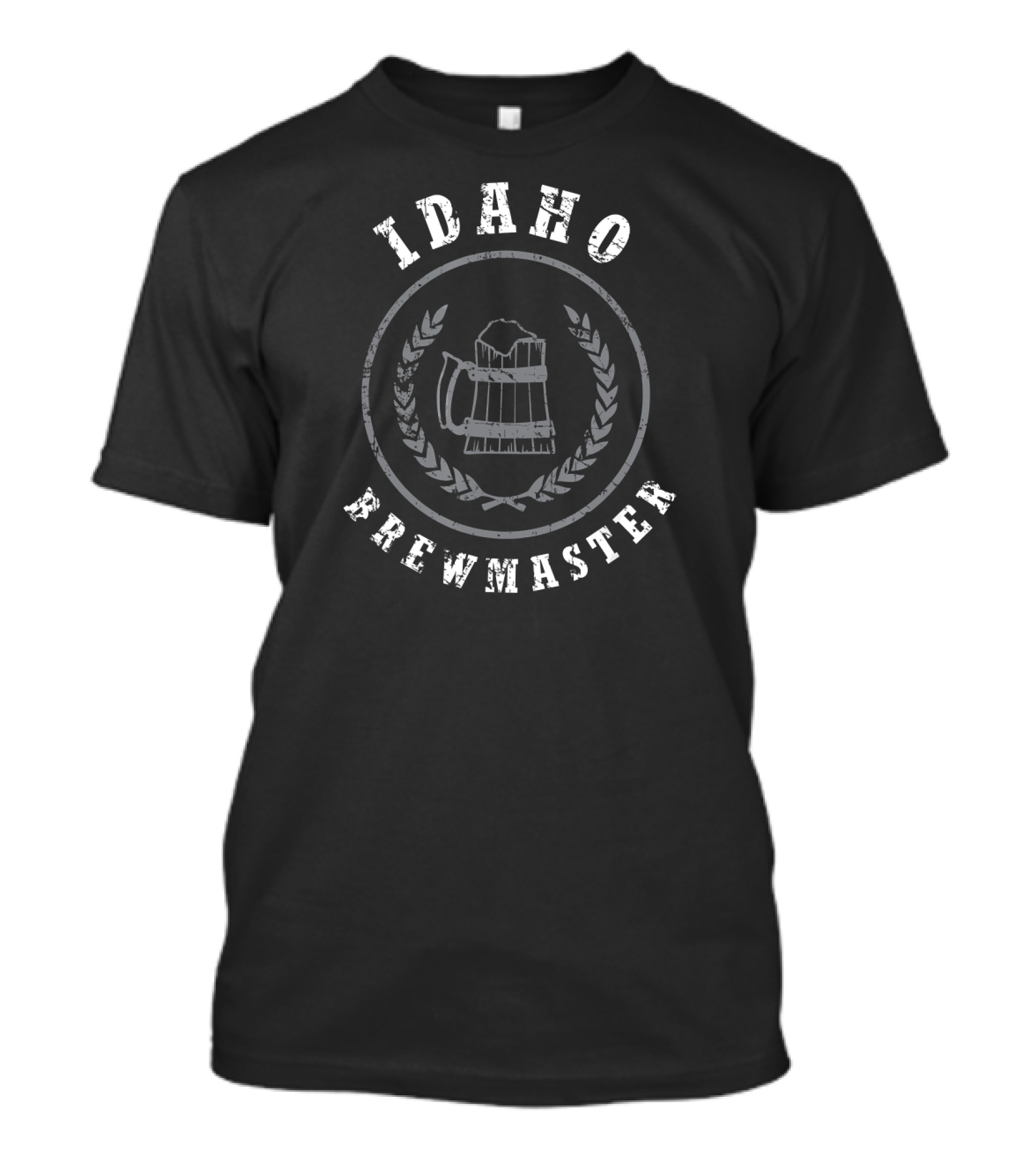 Idaho Brewmaster Beer Mug Laurel Wreath T-Shirt