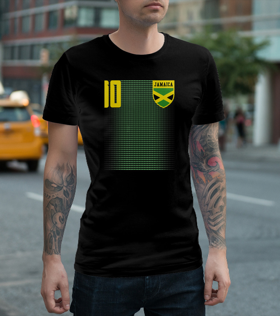 Jamaica 10 Football Soccer Jersey T-Shirt