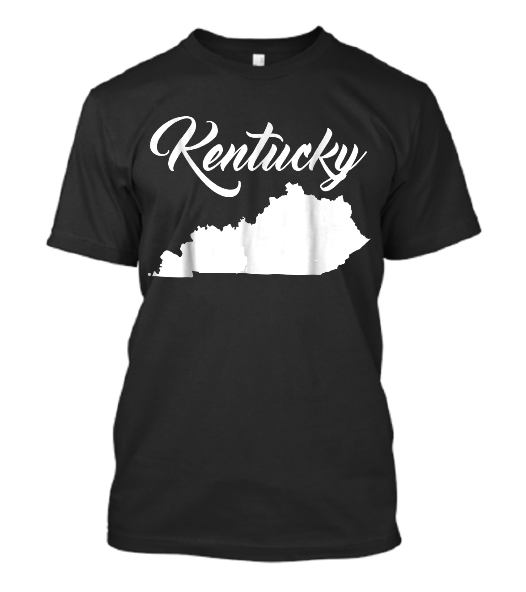 Kentucky State Silhouette Map T-Shirt