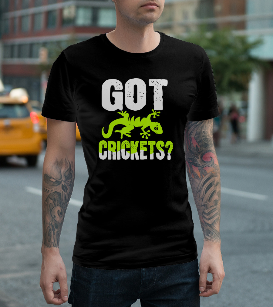 Got Crickets? Leopard Gecko Inquiry T-Shirt