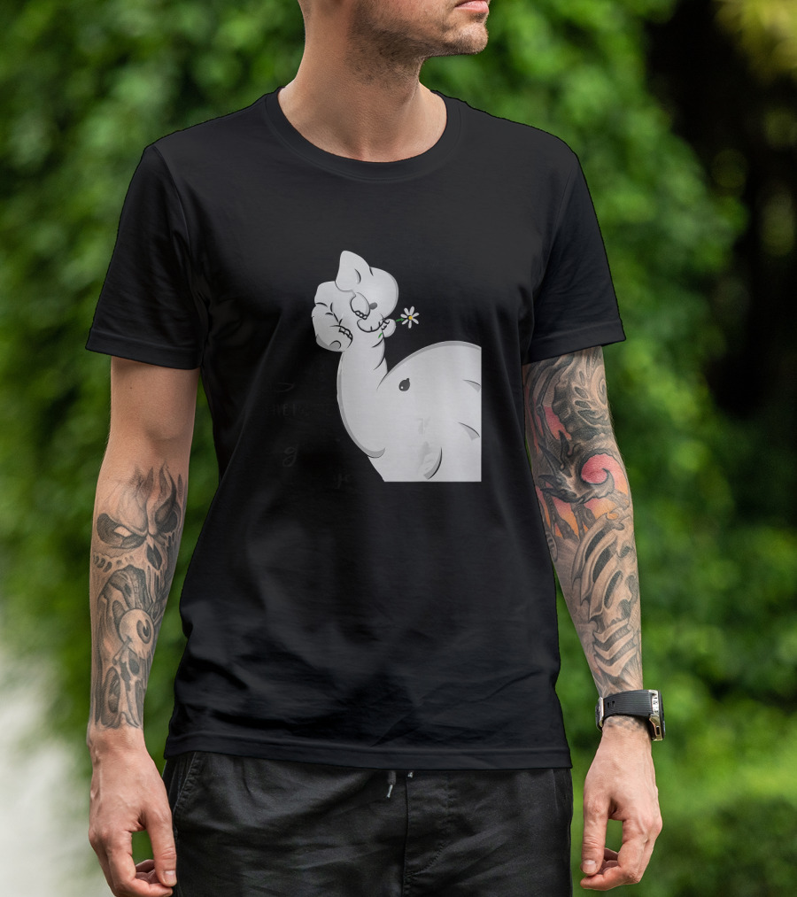 I Didn't Give You The Gift Of Life, Life Gave Me The Gift Of You Elephant Image T-Shirt