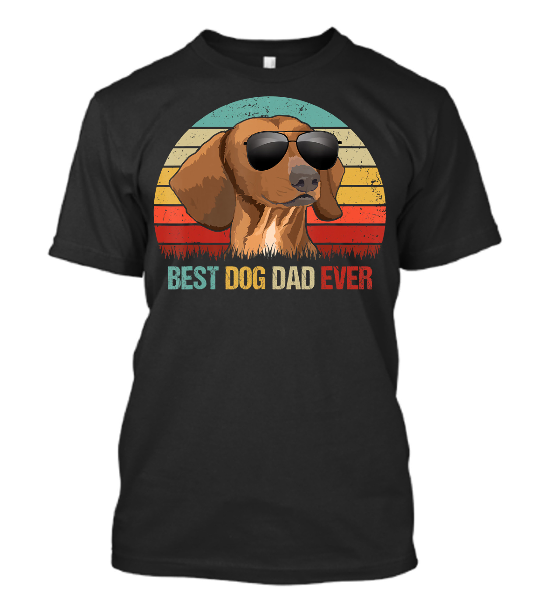 BEST DOG DAD EVER Dachshund Fath Mens T-Shirt