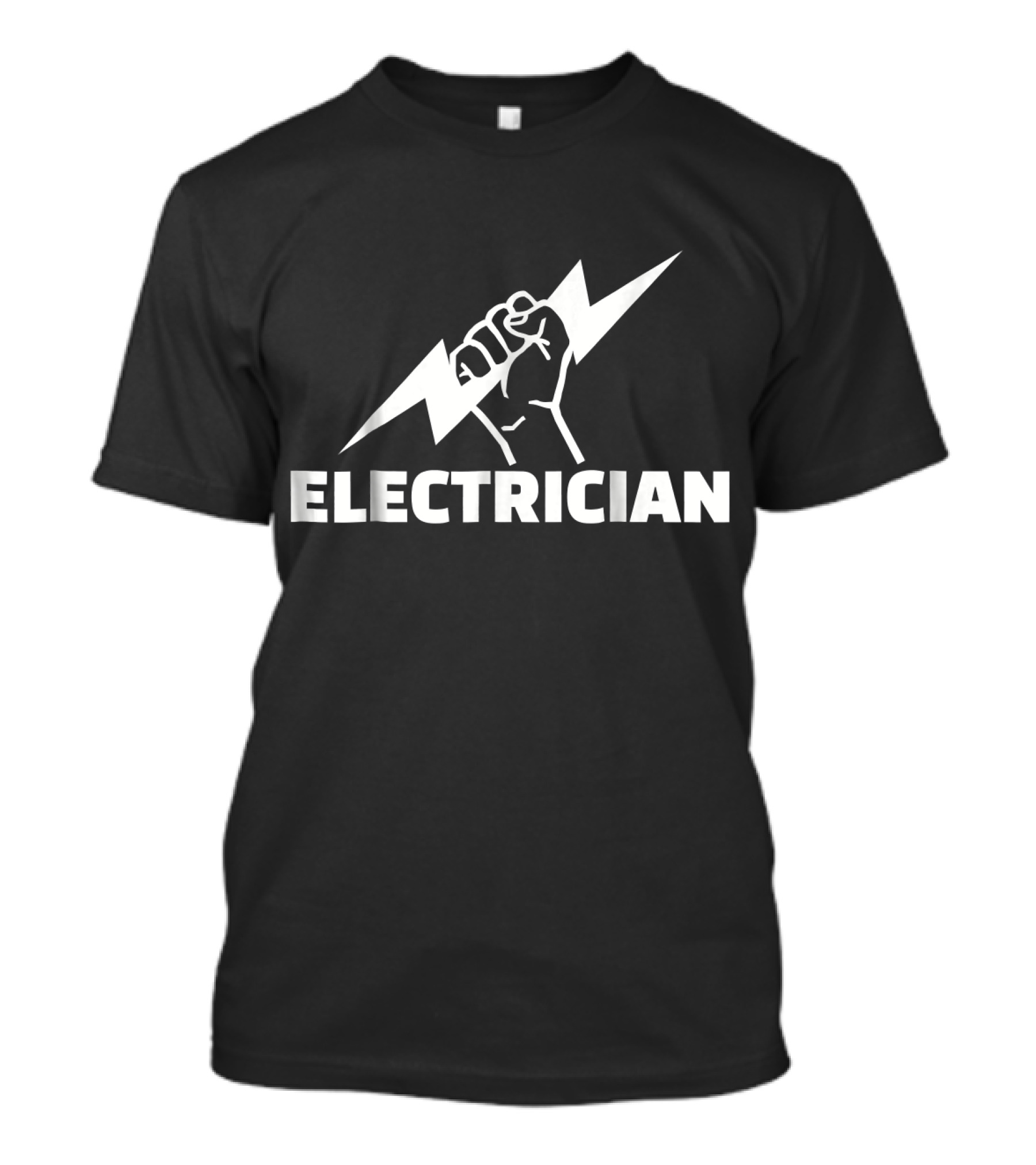 Electrician Hand Lightning Power T-Shirt
