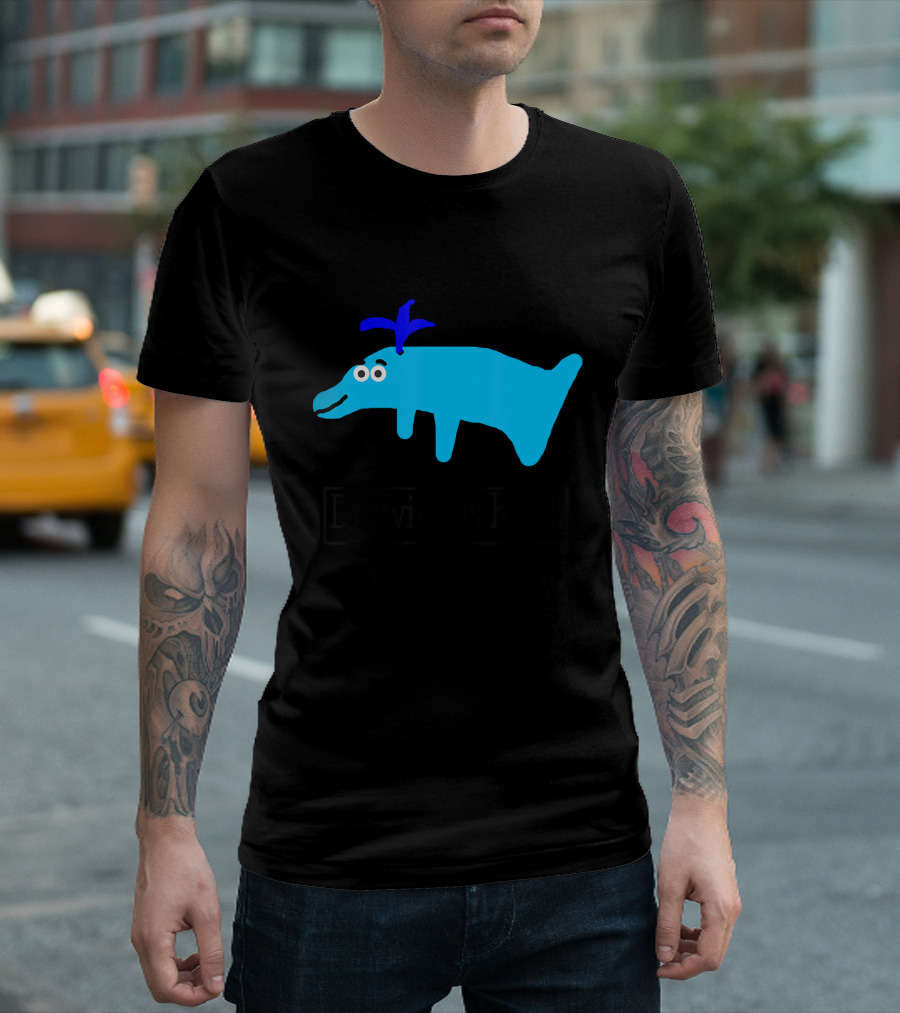 Noodle Tees Drawing Is Hard Dolphin Sketch Humor T-Shirt