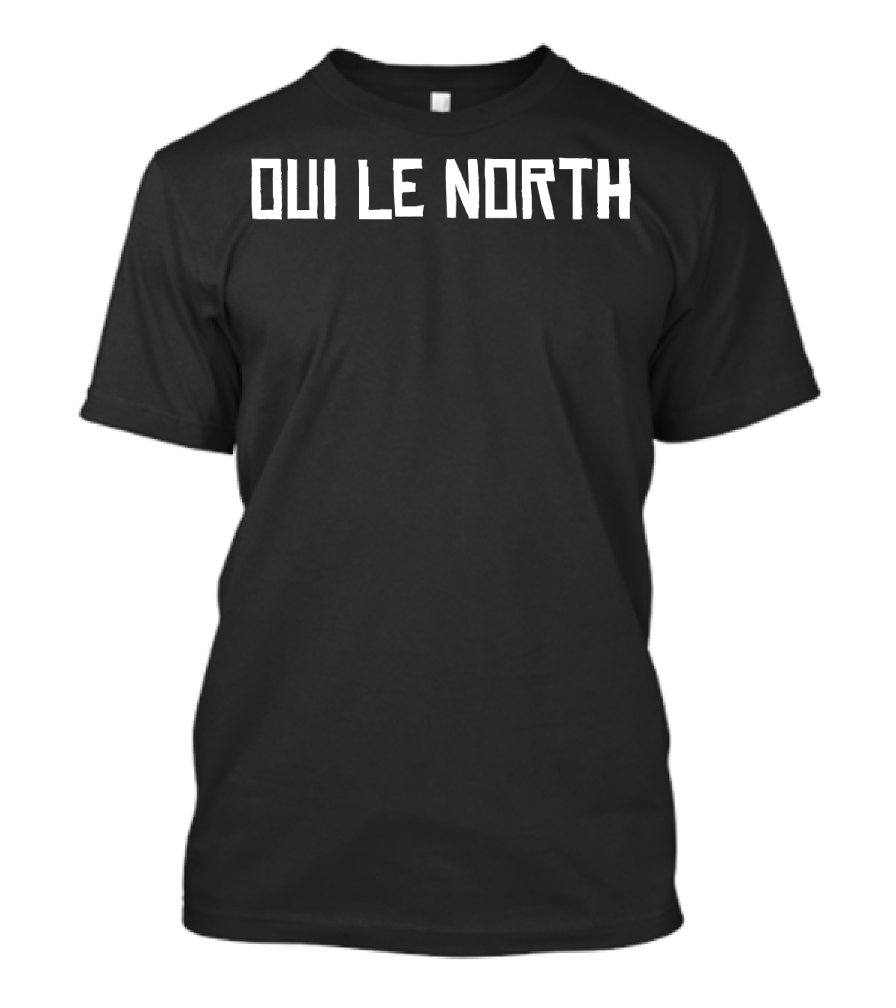 OUI LE NORTH French Canada Small Text T-Shirt