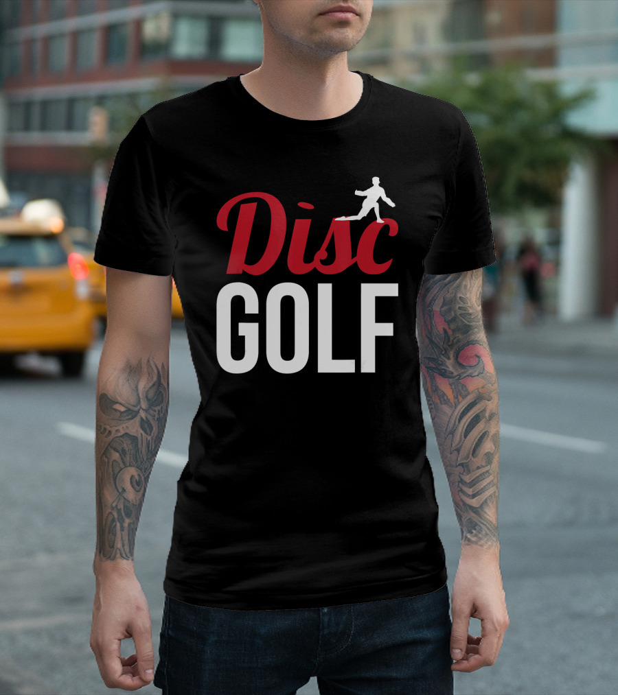 Disc Golf Retro Frisbee Golfer T-Shirt