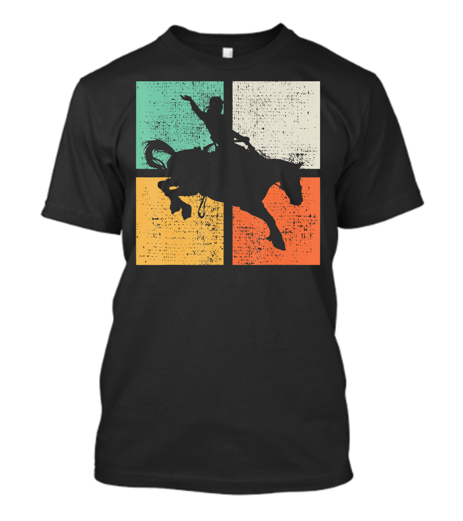 Rodeo Retro Vintage Horse Rider Eques T-Shirt