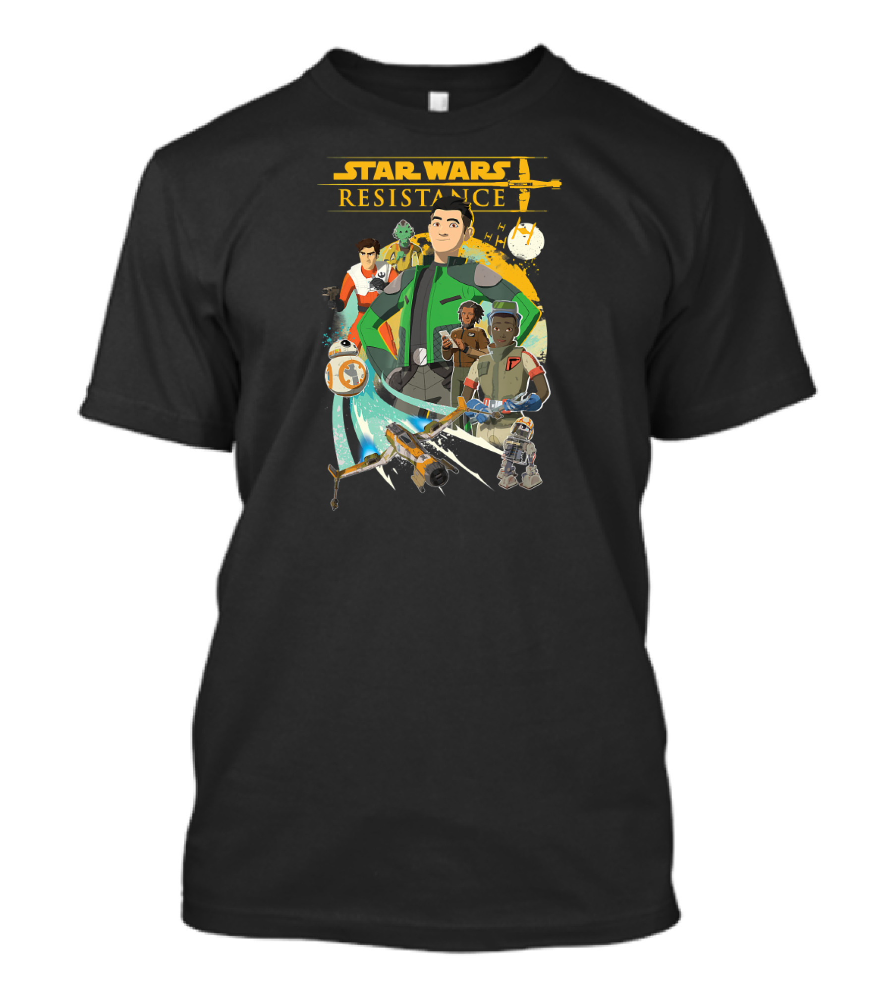 Star Wars Resistance Kaz X-Wing BB-8 Crew Adventure T-Shirt