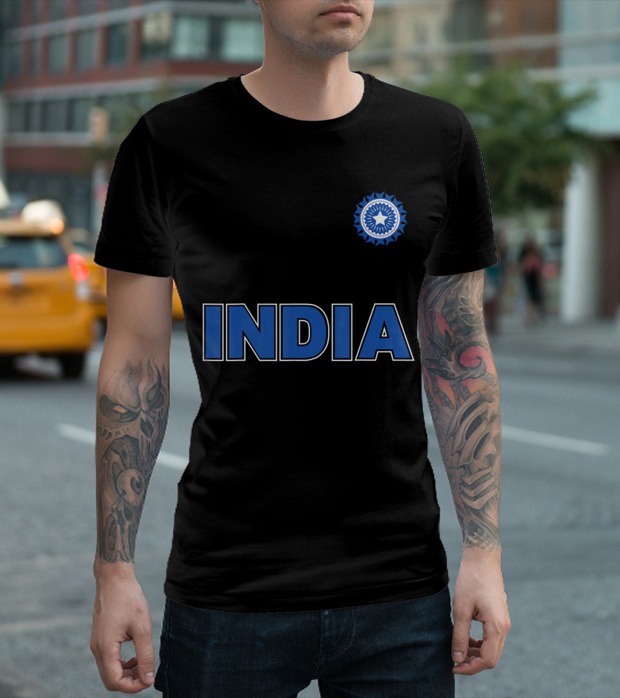 INDIA Team India Cricket Orange Kit T-Shirt