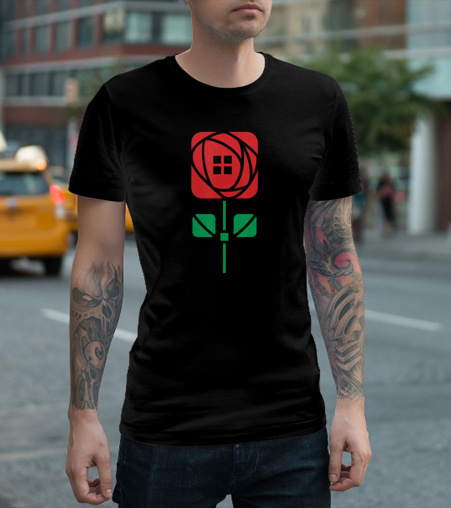Charles Rennie Mackintosh Rose Motif T-Shirt