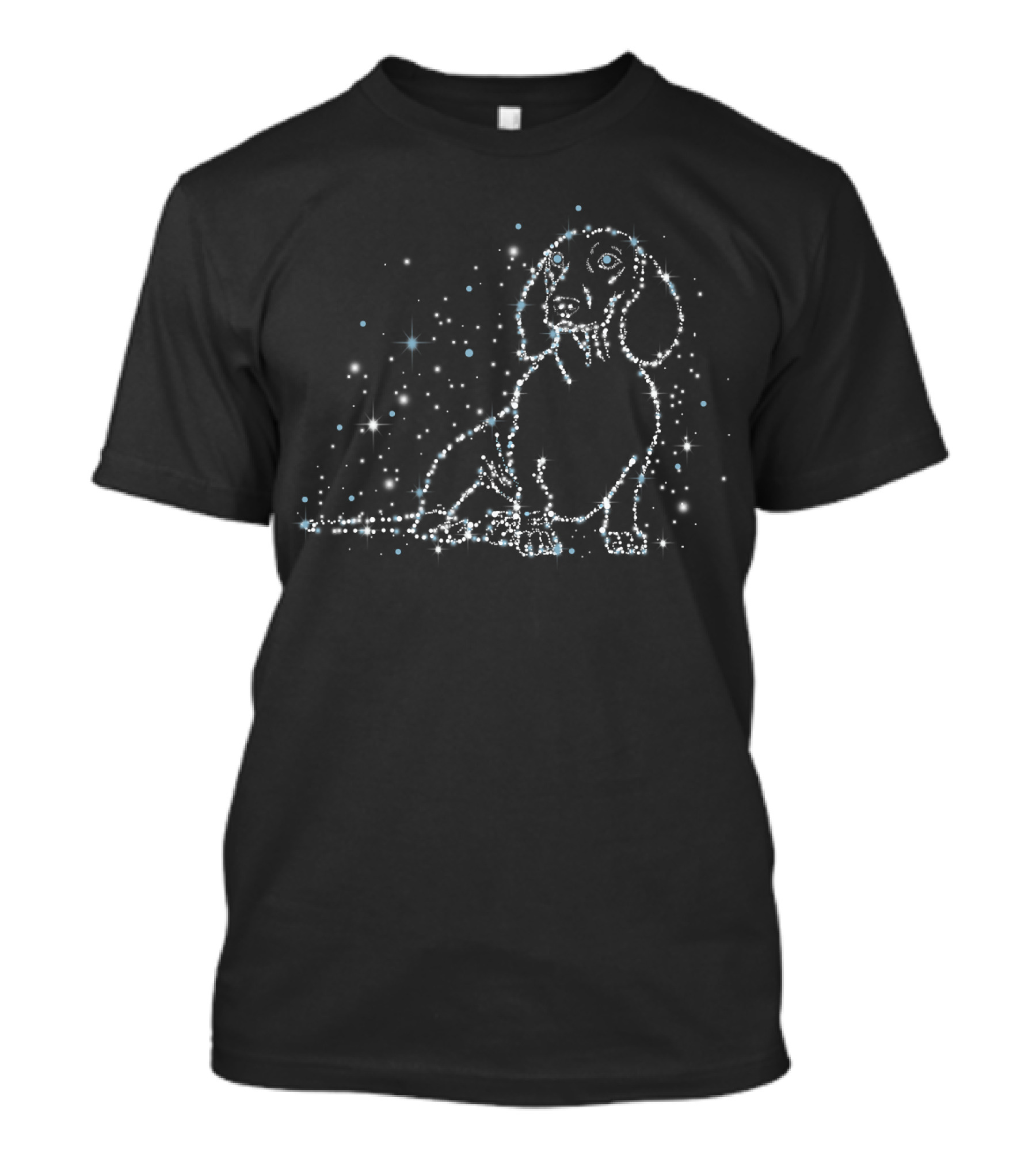 Christmas Lights Wiener Dachshund Dog Sparkling Love T-Shirt