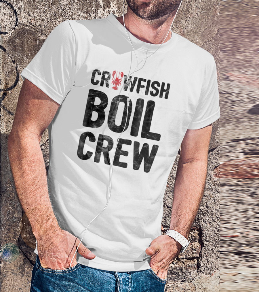 Crawfish Boil Crew Funny Crawfish Red T-Shirt