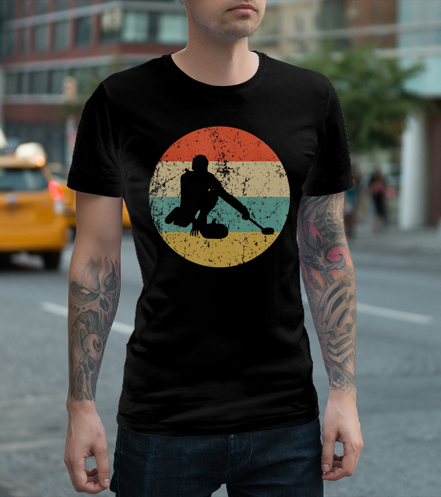 Vintage Retro Curling T-Shirt