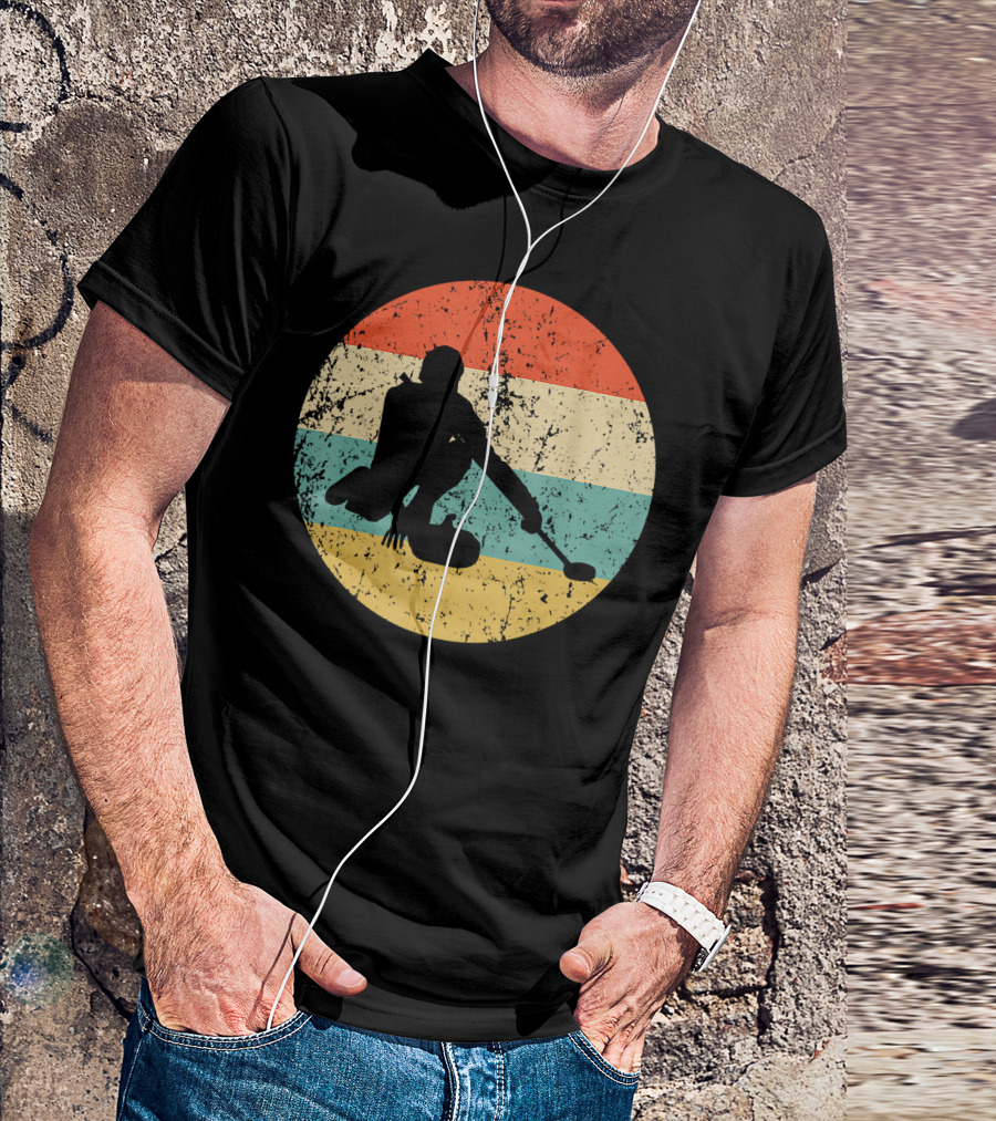 Vintage Retro Curling T-Shirt