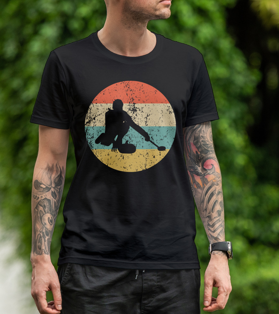Vintage Retro Curling T-Shirt