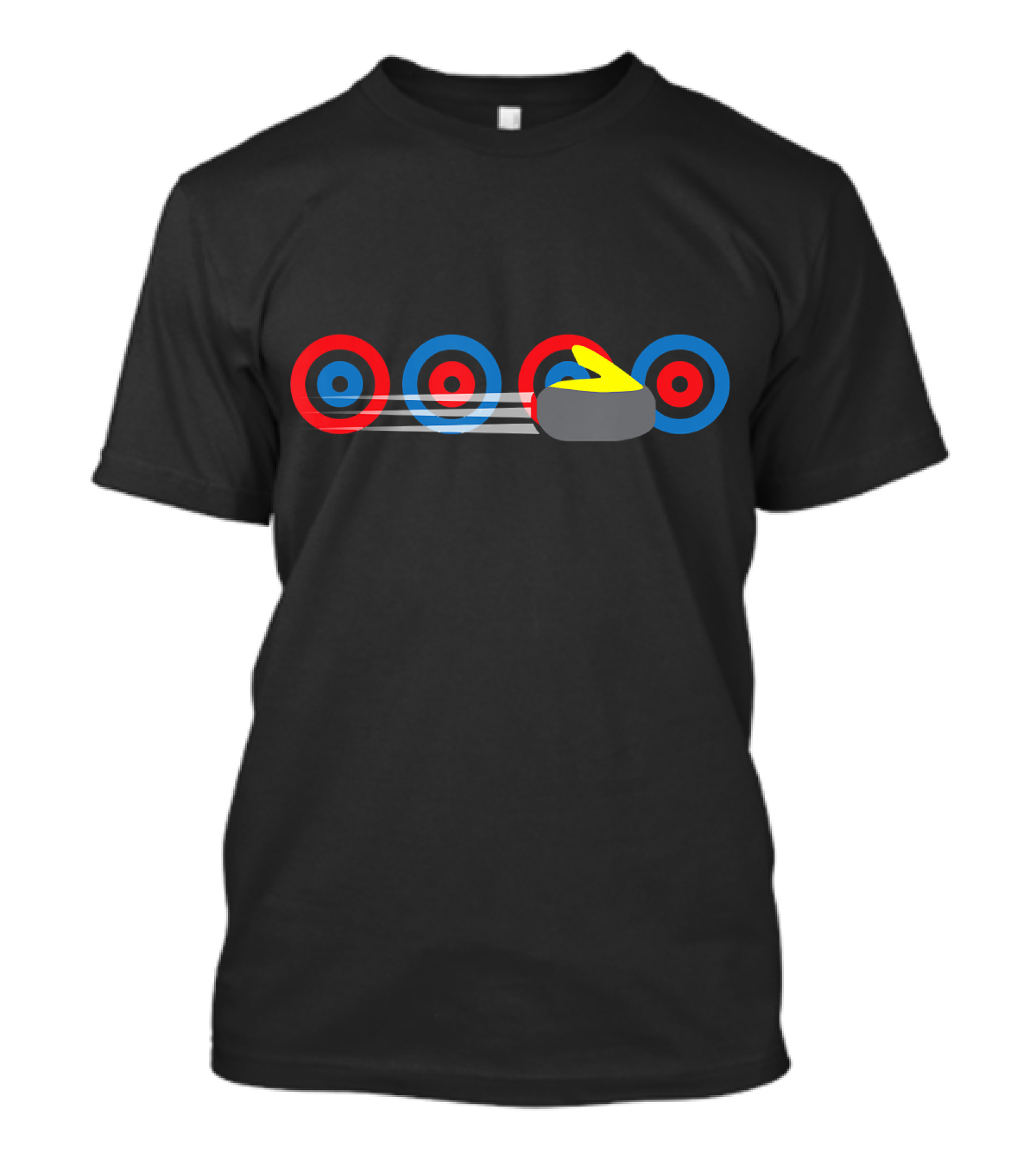 USA Curling Funny Cute Sport Team T-Shirt