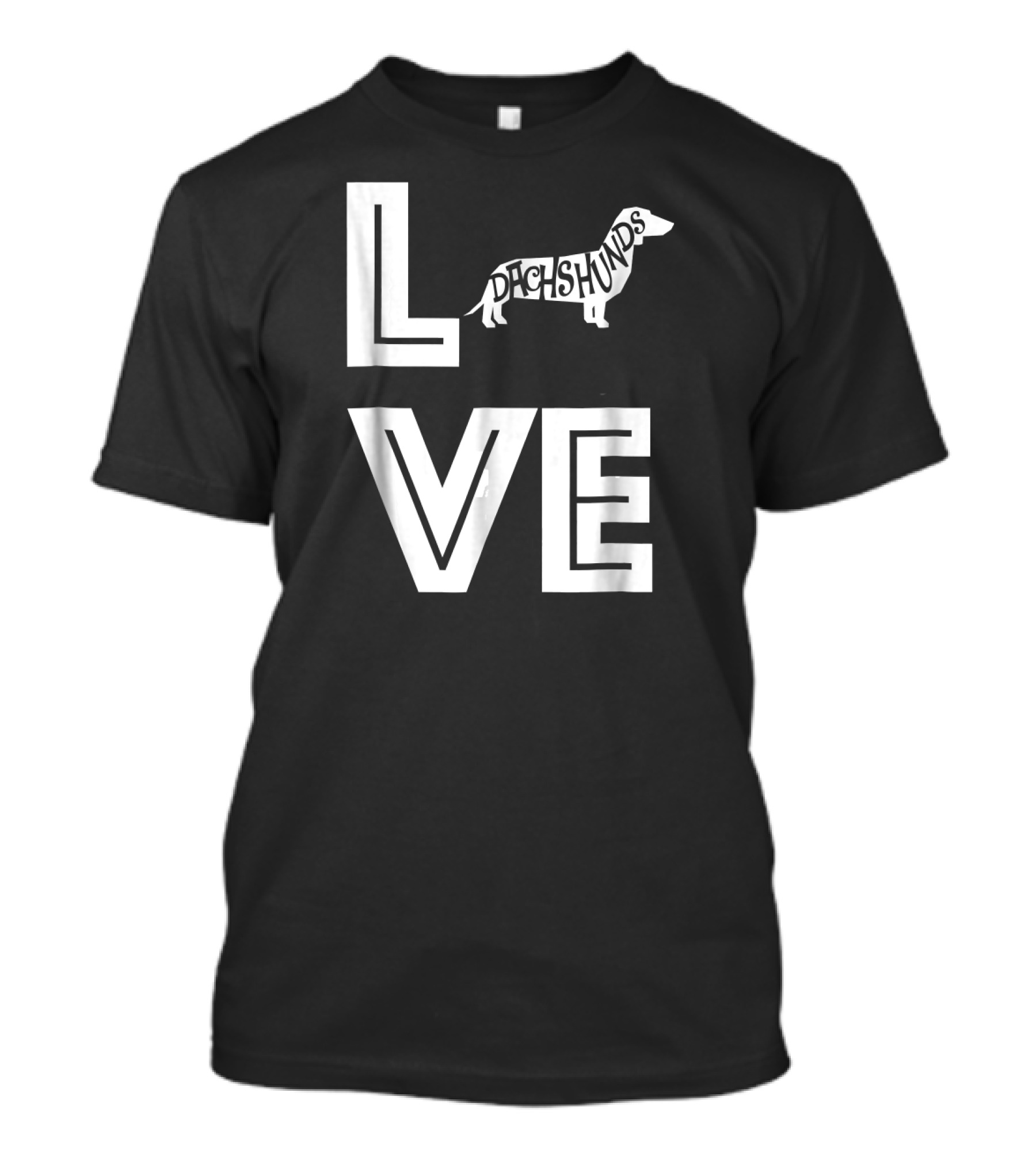 Love Dachshunds Cute Funny Pet Lover T-Shirt